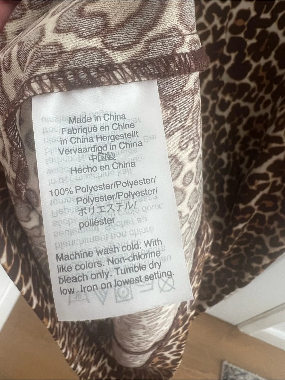 J. Crew Leopard Print Shift Dress in Brown and Cream
